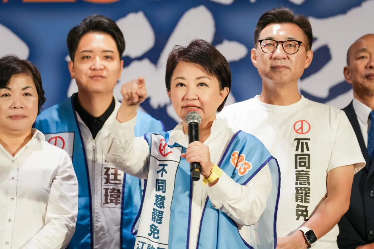 ▲台中市6藍委挺過大罷免，總投票率羅廷瑋最高、支持度由江啟臣奪冠。（圖／江啟臣提供，2025.08.24）