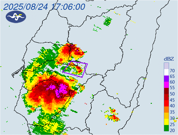 快訊／嘉義大雷雨狂轟！在地人：超像颱風天　氣象署發國家警報了
