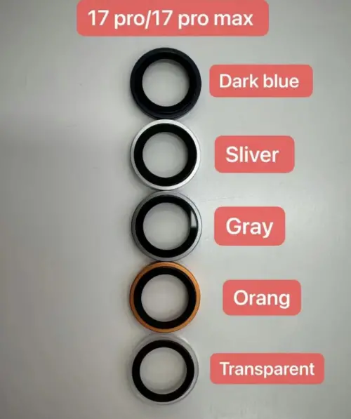 ▲日前iPhone鏡頭零件爆料時，除了全新的橘色之外，還有一款偏向銀色的「透明」配件也引發關注。（圖／資料照片）