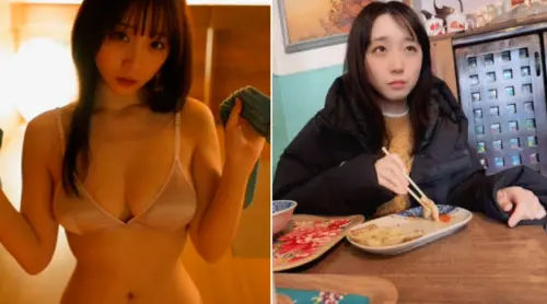 ▲伊織萌口中的「未公開照片」，在上一次弄丟相機就曾與網友討論，自己害怕流出的是「日常生活醜照」（右），而非網友們認為的危險照片。（圖／X@iorimoe_five）