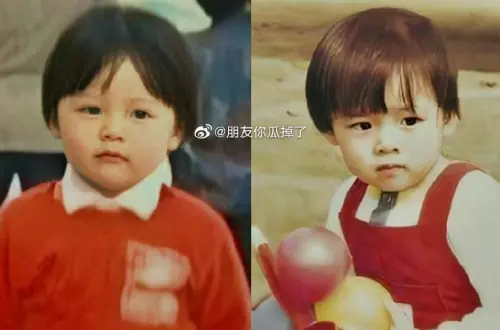 ▲玄彬因《愛的迫降》情定孫藝真！從小就夫妻臉甜喊：她是皇后娘娘。（圖／微博@朋友你瓜掉了）