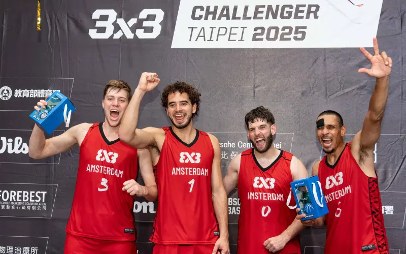 ▲2025 FIBA 3x3臺北挑戰賽於週末在中正紀念堂民主大道圓滿落幕，最終由荷蘭勁旅Amsterdam RABOBANK奪下冠軍。（圖／ABSOLUTE3x3提供）
