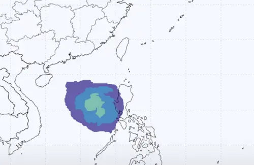 ▲週三至週四（8/27至8/28）南海一帶，有熱帶系統發展，不排除下一號颱風「藍湖」生成。（圖／賈新興提供）