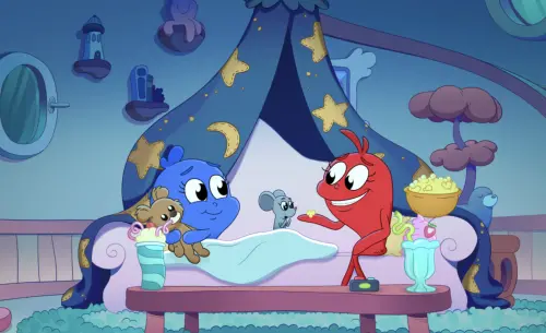 ▲ 《蘇斯博士：紅色魚，藍色魚》是一部經典兒童劇。（圖／Netflix提供）