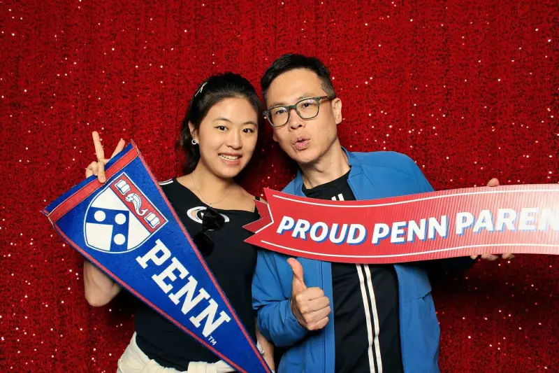 ▲賈永婕女兒安安赴美 U Penn 念碩士，搬宿體驗由爸爸陪同。（圖／翻攝自賈永婕的跑跳人生）