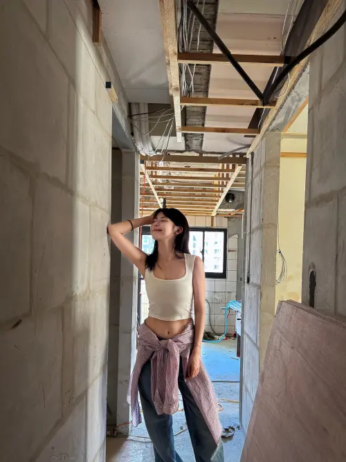 ▲林萱瑜曬新家裝潢進度，卻引來酸言酸語。（圖／Kiki-林萱瑜 臉書）