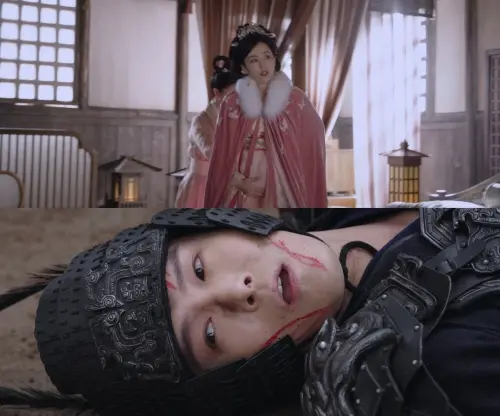 ▲盛一倫飾演的燕賀最後沒能見到妻女最後一面。（圖／翻攝自愛奇藝）