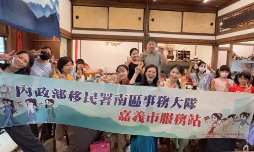 ▲參與活動人士合影。（圖／移民署）