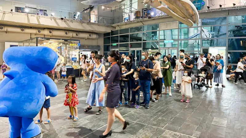 ▲「鯊寶」見面會吸引眾多人潮。（圖／屏東海生館提供）