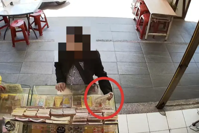 ▲花蓮一名56歲婦11天狂偷359張刮刮樂。（圖／翻攝畫面）
