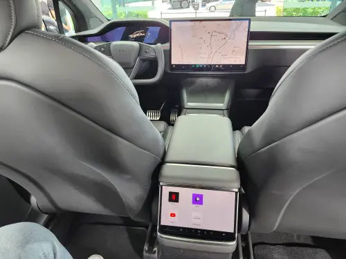 ▲特斯拉Model X內裝。（圖／記者吳翊緁攝）