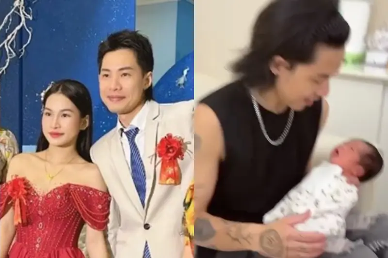 ▲去年因男方花費70萬元結婚而引起話題，如今夫妻倆在婚後生活中再添喜訊。（圖／翻攝自Threads／nt_nickman7381）