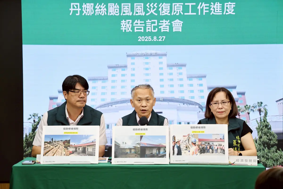 ▲ 尤天厚表示，目前屋損慰助金核撥率已達83%，呼籲民眾勿濫用機制影響合法申請者權益，希望能將資源協助真正有需要的受災民眾。（圖／南市府提供）