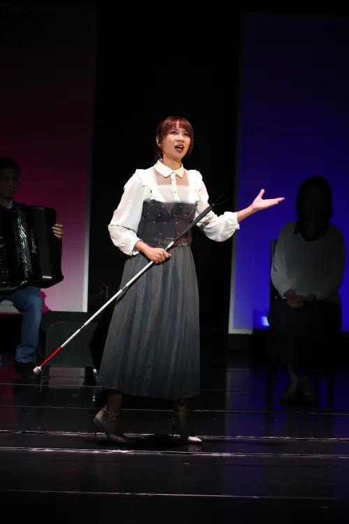 ▲演員：王嬿甯 Yen Wang｜流行女高音・詞曲創作歌手（圖／台北市視障者家長協會提供）