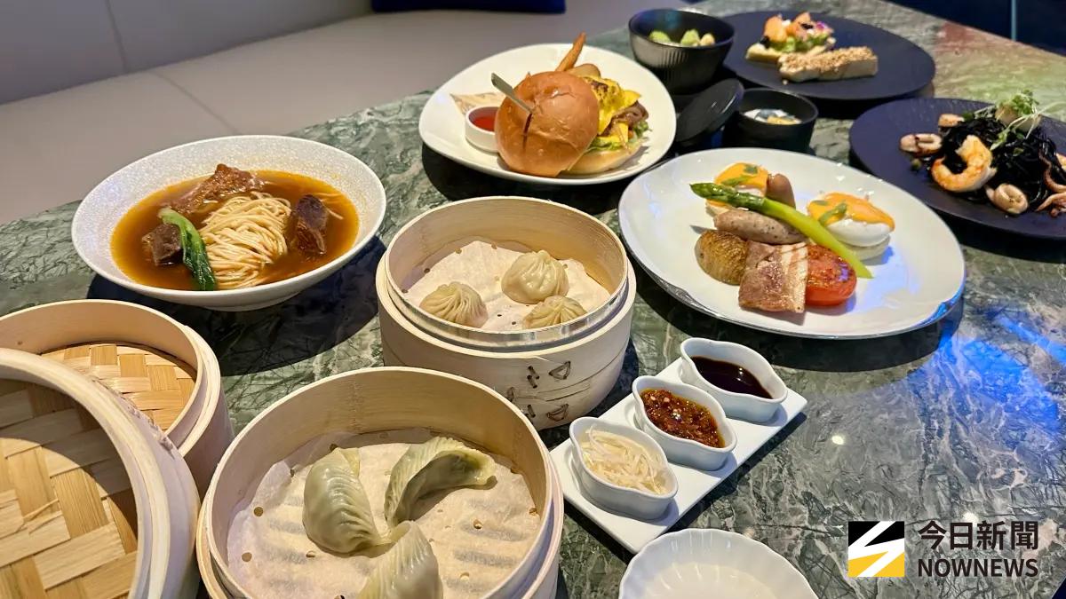 ▲THE AMNIS然一酒店9月1日起正式推出全新早午餐，六款主餐橫跨亞洲與西方料理，兼顧健康與風味。（圖／記者陳美嘉攝，2025.08.27）