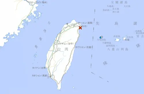 台灣6.0地震日本有感！沖繩與那國島也在搖　震度2級
