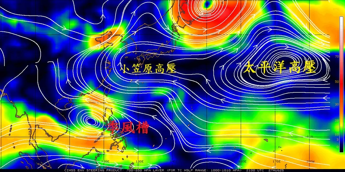 ▲鄭明典提醒季風槽增強，下週恐有熱帶擾動和熱帶系統發展，並且台灣降雨機率提高。（圖／取自鄭明典臉書）