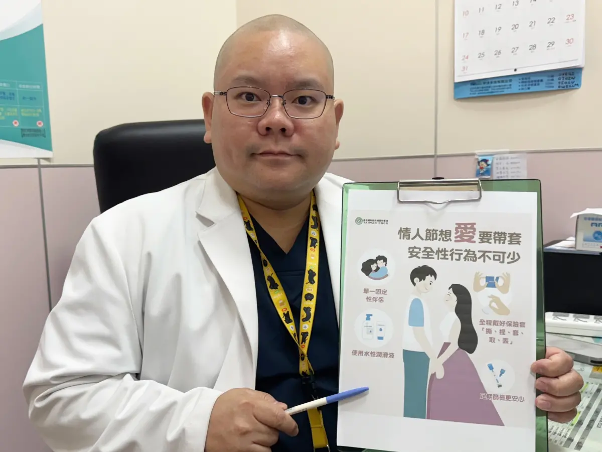 ▲大甲李綜合醫院泌尿科醫師黃品叡提醒，安全性行為才不會染病(圖／醫院提供2025.8.28)