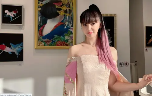 ▲65歲船越英一郎再婚「國民美少女」松下萌子！昔遭前妻爆吃2倍壯陽藥外遇（圖／松下萌子IG@moecochalkartonly）