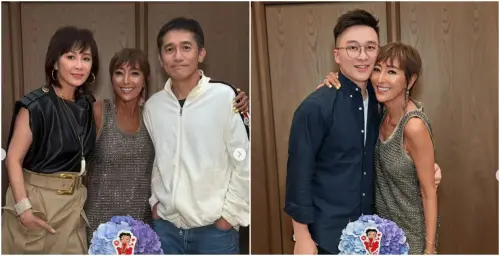 ▲劉嘉玲、梁朝偉夫妻現身上山詩鈉生日派對，侄子劉兆恩也來了（圖／上山詩鈉IG@annaboop）