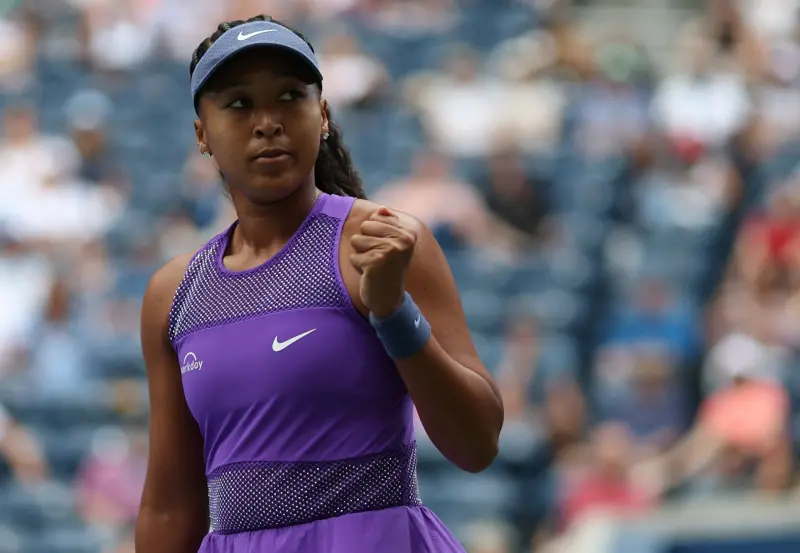 ▲日本球星大阪直美（Naomi Osaka）在美網第二輪直落二擊敗美國好手巴普蒂斯特（Hailey Baptiste）晉級第三輪，成功走出蒙特婁失利陰影，賽後更霸氣為黑人選手湯森（Taylor Townsend）發聲，直指奧斯塔彭科（Jelena Ostapenko）「嗆錯對象」。（圖／路透／達志影像）