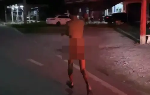 為求真愛深夜裸奔！民眾嚇呆　泰國男稱「提前還願」
