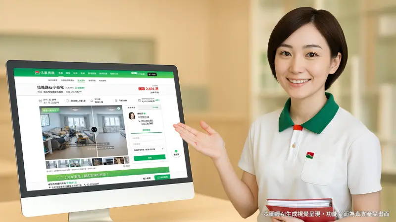 ▲信義房屋最新推出「Ai一鍵清空」功能， AI可自動清除物件照片中的雜物，恢復整潔清爽的空間原貌，讓買方更好想像實際空間，也減少屋主的整理負擔。（圖／信義房屋提供）