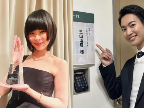 ▲趣里（左）和三山凌輝結婚，目前懷孕中。（圖／翻攝自IG@shuri.and.mg.official、ryokimiyama_official）