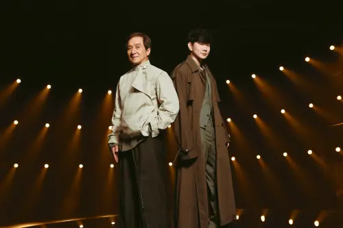 ▲成龍（左）錄音的時候非常認真。（圖／JFJ PRODUCTIONS）