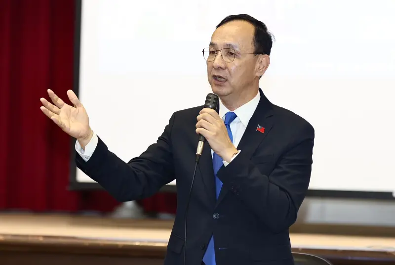 ▲國民黨主席朱立倫即將交棒，角逐者如雨後春筍般相繼冒出。（圖／朱永強攝）