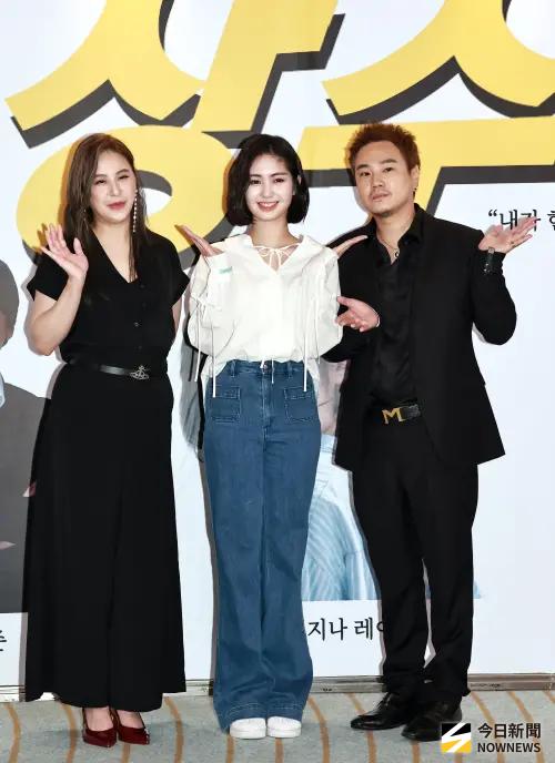 ▲▲韓國電影《懸賞令》參演演員為申鉉濬、金炳萬、裴優熙、雷嘉汭、綠茶、黃小柔。（圖／記者吳翊緁攝）