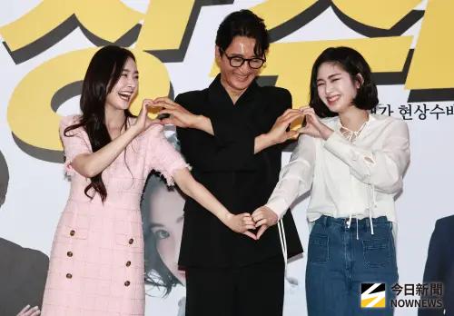 ▲▲韓國電影《懸賞令》參演演員為申鉉濬、金炳萬、裴優熙、雷嘉汭、綠茶、黃小柔。（圖／記者吳翊緁攝）