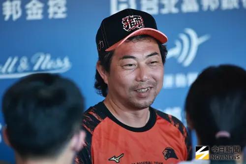 ▲統一獅總教練林岳平表示，最終4位洋投人選，將在831當天決定。（圖／記者葉政勳攝 ,2025.08.29）