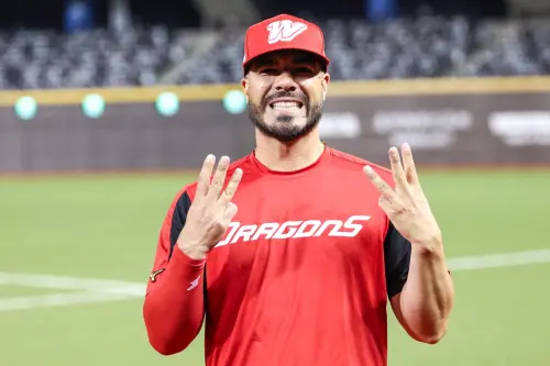 ▲味全龍新洋投鎛銳在一球未投的情況下，通過831洋將大限。（圖／味全龍提供）