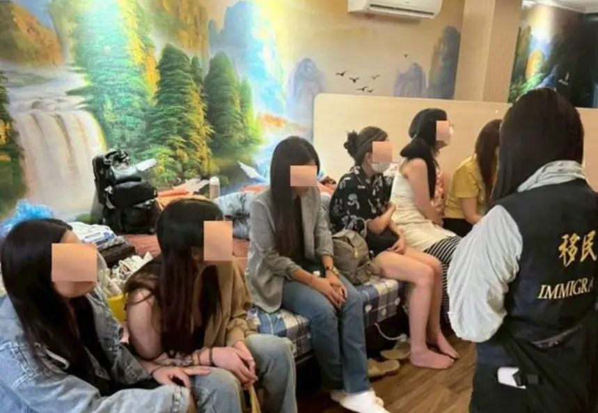 ▲台中一間養生會館遭查緝，6名泰國籍女子在內賣淫，每次僅分得新台幣600至800元。（圖／翻攝畫面）