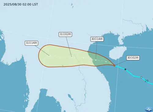 藍湖颱風今生成又撞進越南！吳德榮：台灣高溫飆38度、午後炸雷雨

