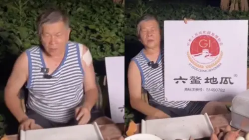 ▲資深藝人澎恰恰為還債到中國直播，從白天賣到深夜，辛酸畫面全曝光。（圖／翻攝自Threads）