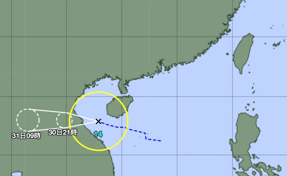 天氣／藍湖颱風準備登陸地！今38度高溫烤台灣 午後炸不定時雷雨