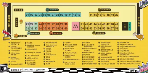 ▲2025 台北國際美食節「漢堡嘉年華」完整攤位一覽（圖／flavor提供）