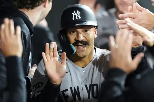 MLB／葛里沙姆轟出滿貫砲！洋基10：2大勝白襪　近期豪取6連勝
