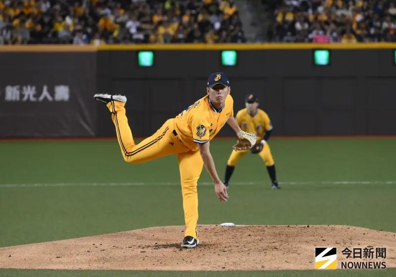 ▲中信兄弟投手林暉盛生涯初先發，面對味全龍繳出5場失1分好投，奪下生涯首勝。（圖／記者林柏年攝,2025.08.30）