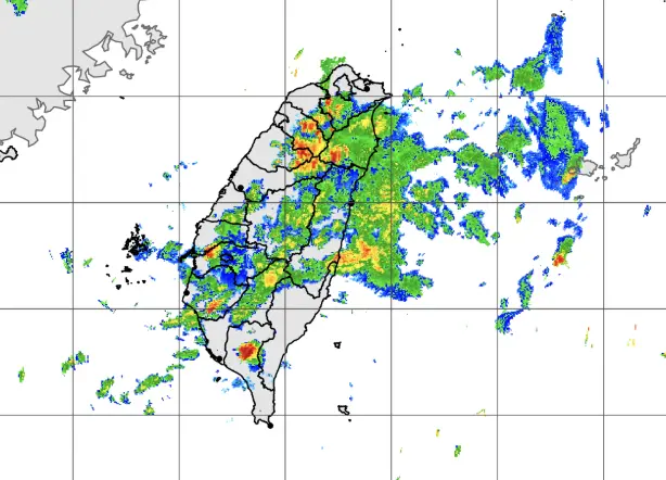 ▲中央氣象署發布「大雷雨即時訊息」提醒，受到午後對流雲系發展旺盛影響，今（31）日午後，中南部要留意較大雨勢。（圖／中央氣象署cwa.gov.tw）