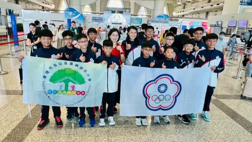 ▲嘉興國小赴泰國參加2025年世界盃沙灘巧固球錦標賽獲世界冠軍。（圖／高市府教育局提供)