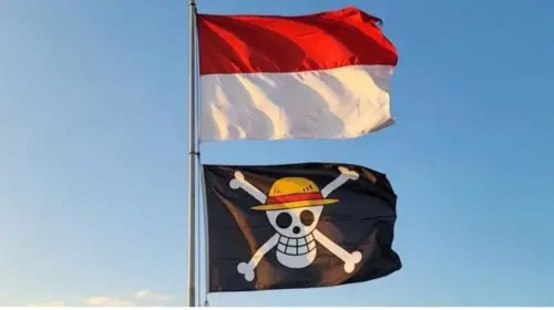 「海賊王」成印尼示威抗議精神象徵！草帽海賊團旗幟訂單暴增
