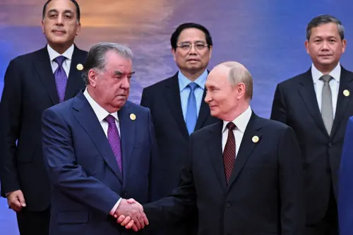 ▲有分析認為，蒲亭此次訪中，不只聚焦與中國的雙邊互動，還將藉上合峰會、九三閱兵的契機，與其他國家領導人展開高層對話。（圖／美聯社／達志影像）