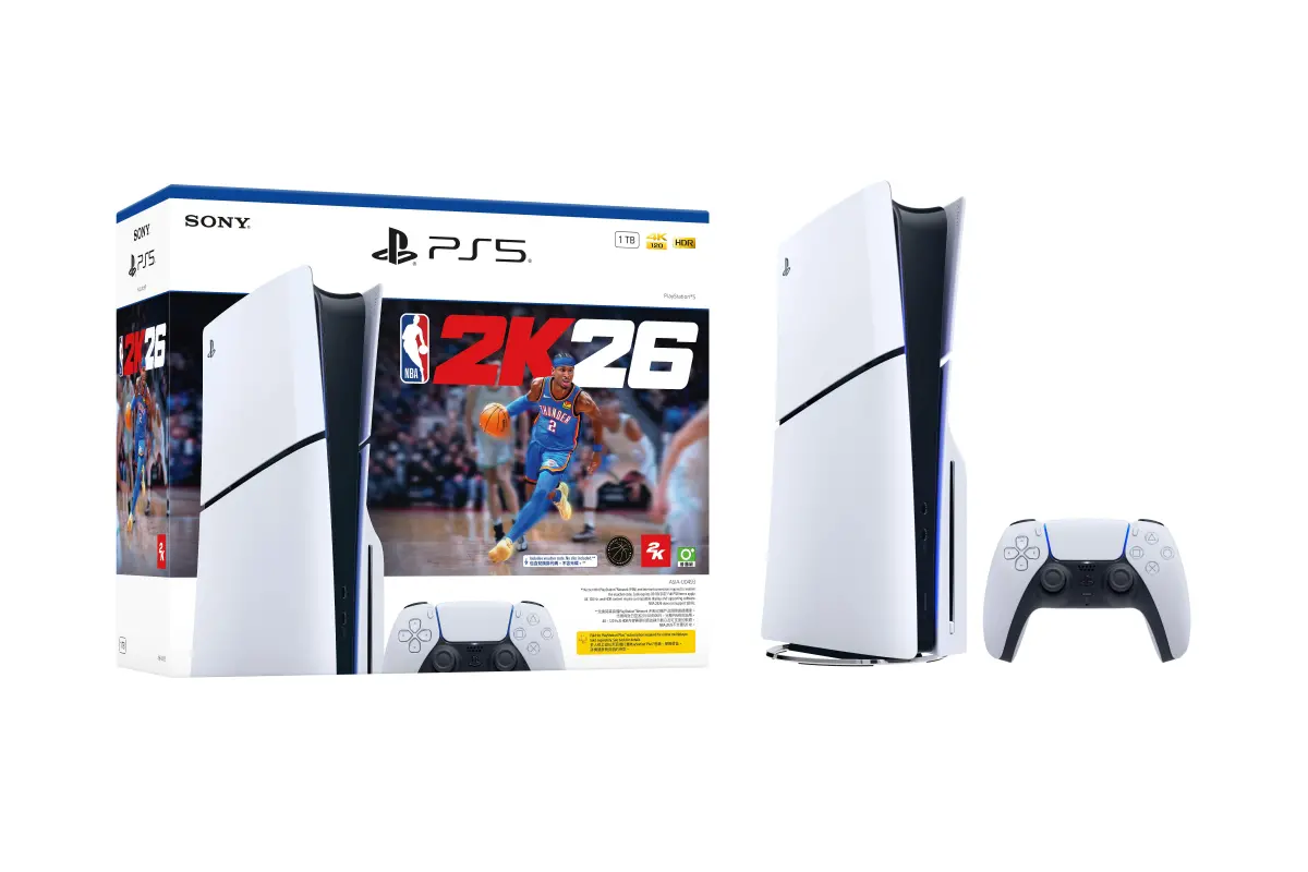 ▲PlayStation 5主機《NBA 2K26》同捆組將於2025年9月5日正式上市。（圖／索尼提供）