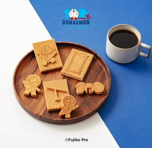 ▲「山丘芭娜娜」聯名100%哆啦A夢&FRIENDS巡迴特展！開吃「哆啦A夢限定版」。（圖／微熱山丘提供）