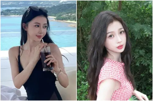 ▲潘瑋柏小13歲嫩妻撞臉虞書欣！曬超辣泳裝美照　他第一反應曝光（圖／宣云IG@lunaaay__、虞書欣Esther微博）