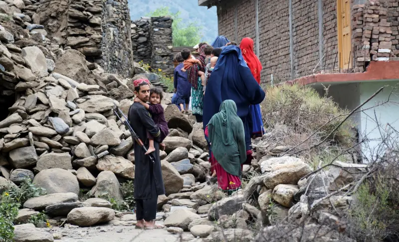 ▲阿富汗強震釀成嚴重傷亡，災區民眾急需援助。（圖／美聯社／達志影像）