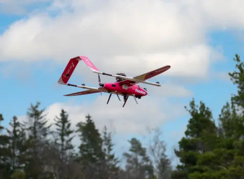 您熱騰騰的外賣來了！北歐島嶼眾多　新創公司試推「無人機送餐」
